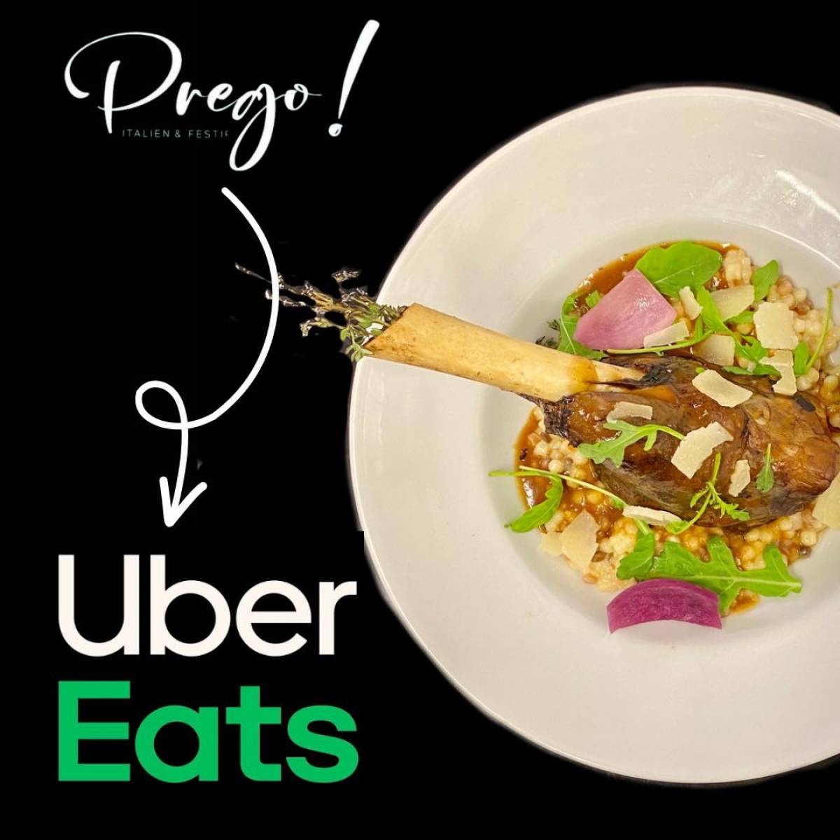 Découvrez la nouvelle carte d'hiver du Restaurant Prego, maintenant disponible sur Uber Eats à Bourgoin-Jallieu et aux alentours